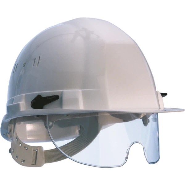 Casque De Chantier Visiocéanic 2 En PE HD Anti-UV Avec Lunette Escamotable Anti-choc - Taliaplast 564515 2 Casque De Chantier Visiocéanic 2 En PE HD Anti-UV Avec Lunette Escamotable Anti-choc - Taliaplast 564515 – Image 2