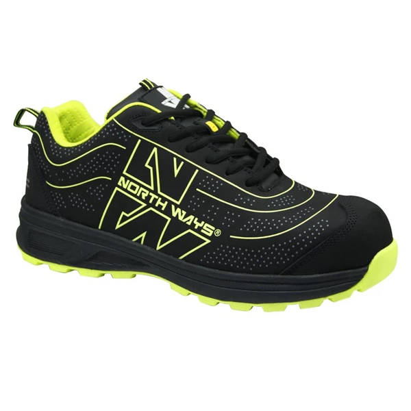 Chaussures De Sécurité Basses Spill S3 SRC North Ways - Noir/Jaune - Taille 41 2 Chaussures De Sécurité Basses Spill S3 SRC North Ways - Noir/Jaune - Taille 41 – Image 2