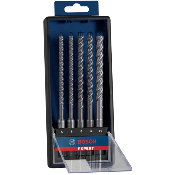 Bosch Coffret De 5 Forets Béton Armé Expert SDS Plus-7X - 6 à 10 Mm 1 Bosch Coffret De 5 Forets Béton Armé Expert SDS Plus-7X - 6 à 10 Mm