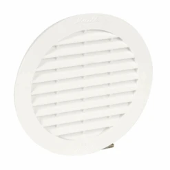 Grille De Ventilation à Clipser Pour Tuyau Fibre Ciment - Avec Moustiquaire - Blanc - ø Ext. 135 Mm
