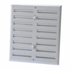Grille De Ventilation Aluminium à Visser Avec Fermeture Sans Moutistaire - 170 X 190 Mm