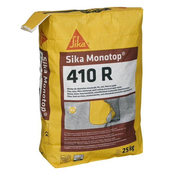 Mortier De Réparation Des Bétons - Sika MonoTop 410 R - Sac De 25 Kg 1 Mortier De Réparation Des Bétons - Sika MonoTop 410 R - Sac De 25 Kg