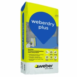 Mortier D'imperméabilisation Pour Fondations Et Piscines - Weber Dry Plus - Sac De 25 KG