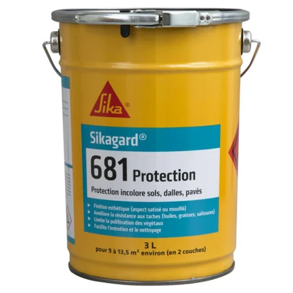 Imprégnation Incolore Pour Sols Et Façades Extérieures - Sikagard 681 Protection - 3,00 LTR 1 Imprégnation Incolore Pour Sols Et Façades Extérieures - Sikagard 681 Protection - 3,00 LTR