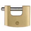 Cadenas Rectangulaire Laiton 70 Mm - Yale - Avec Anse Acier Cémenté - 3 Clés