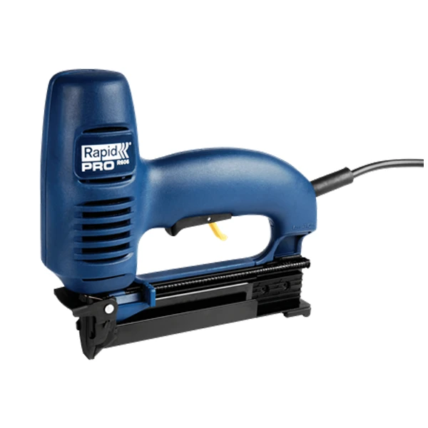 Agrafeuse Cloueuse électrique R606 Rapid - En Coffret Avec Agrafes N°606 Et Pointes N°8 10643015 4 Agrafeuse Cloueuse électrique R606 Rapid - En Coffret Avec Agrafes N°606 Et Pointes N°8 10643015 – Image 4