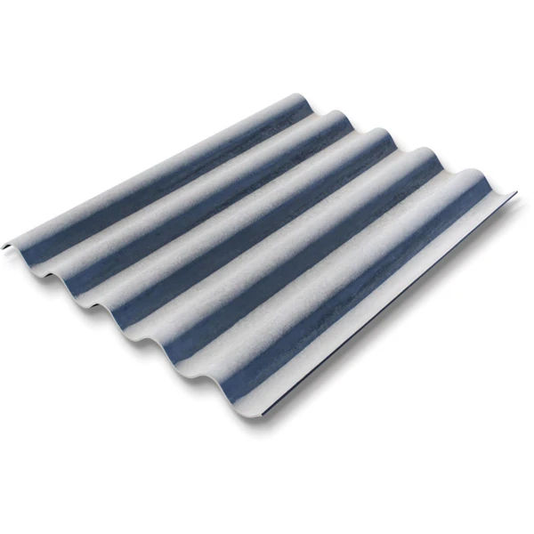 Plaque Ondulée 5 Ondes En Fibres Ciment - Teinte Naturelle - 0,92 X 1,52 MM 1 Plaque Ondulée 5 Ondes En Fibres Ciment - Teinte Naturelle - 0,92 X 1,52 MM