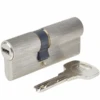 Cylindre Débrayable Yale YC1000+ Nickelé - 4 Clés - 30 X 40 Mm