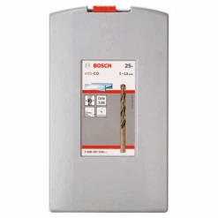 Coffret De 25 Forets à Métaux Bosch HSS-Co DIN 338 Diamètre 1 à 13 Mm -Meilleur Outillage Magasin 18