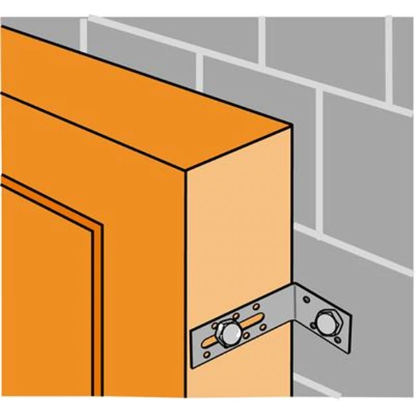 Équerre D'assemblage 60x60x60 Mm épaisseur 2 Mm 3 Équerre D'assemblage 60x60x60 Mm épaisseur 2 Mm – Image 3