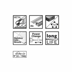 Coffret De 6 Scies Trépans Bosch Adaptateur Power-Change Et 2 Forets -Meilleur Outillage Magasin 190 4