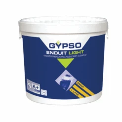 Enduit De Rebouchage Et Lissage Allégé - Gypso - Prêt à L'emploi - Seau De 1 LTR