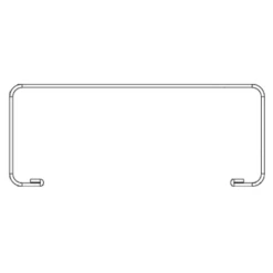 Fourrure F47 Gypso En Acier Galvanisé Pour Plafonds Et Doublages - 47x17,5 Mm - Long.3 M