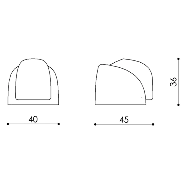 Butée De Porte Au Sol Pour Portes Intérieures - Jazz 4536 - Chromé Velours En Zamak 2 Butée De Porte Au Sol Pour Portes Intérieures - Jazz 4536 - Chromé Velours En Zamak – Image 2