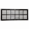 Grille De Ventilation Rectangulaire Extra-plate - à Visser Ou à Coller - Marron - 120 X 297 Mm