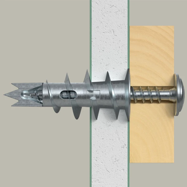 Fischer Cheville Métallique GKM-S Pour Plaques De Plâtre - Avec Vis Tête Bombée - 4,5 X 50 Mm - Boîte De 30 2 Fischer Cheville Métallique GKM-S Pour Plaques De Plâtre - Avec Vis Tête Bombée - 4,5 X 50 Mm - Boîte De 30 – Image 2