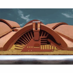 Obturateur De Tuiles PEGNALU + Clip Amovible Terre Cuite Grille Anti-nuisible