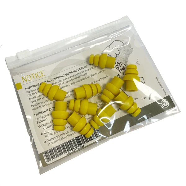 Embouts à Ailettes De Rechange Pour Protection Auditive EarTech Access - Small Jaune - Sachet De 5 Paires 1 Embouts à Ailettes De Rechange Pour Protection Auditive EarTech Access - Small Jaune - Sachet De 5 Paires
