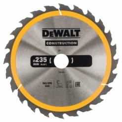 Lame Scie Circulaire Dewalt DT1954-QZ Ø 235 Mm Alésage 30 Mm 24 Dents