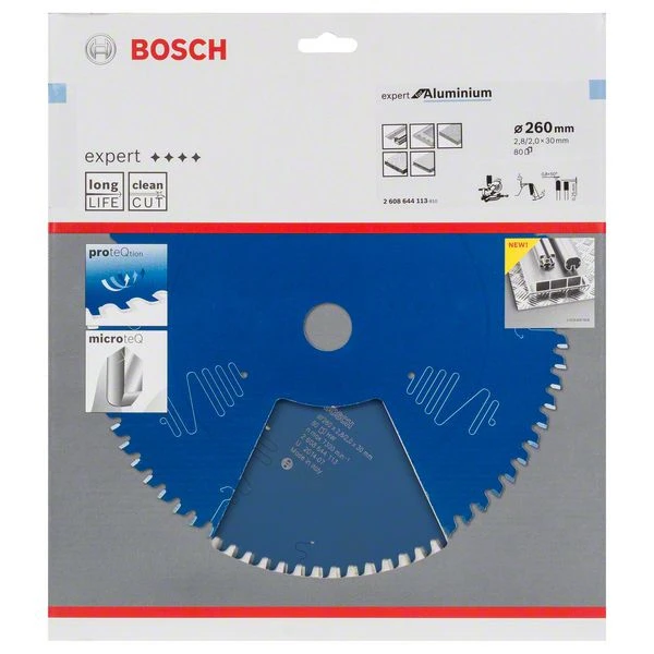 Lame De Scie Circulaire Bosch Aluminium 260 X 30 X 2,8 Mm 80 Dents 1 Lame De Scie Circulaire Bosch Aluminium 260 X 30 X 2,8 Mm 80 Dents