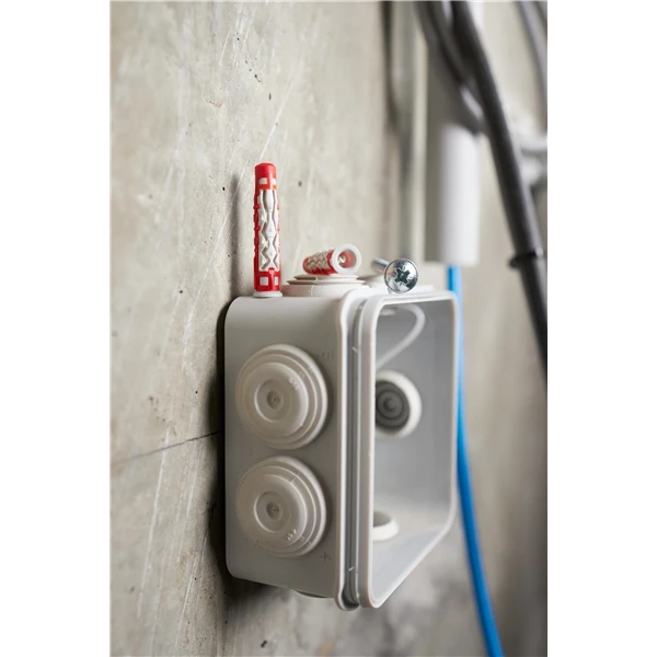 Cheville Bi-matière Universelle Avec Vis Tête Plate - Colortech - 6 X 35 Mm - 250 Pièces 2 Cheville Bi-matière Universelle Avec Vis Tête Plate - Colortech - 6 X 35 Mm - 250 Pièces – Image 2