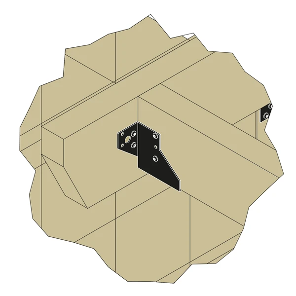 Sabot à Ailes Extérieures SAEPB - Finition Noire - Largeur 46 Mm Hauteur 77 Mm épaisseur 2 Mm 5 Sabot à Ailes Extérieures SAEPB - Finition Noire - Largeur 46 Mm Hauteur 77 Mm épaisseur 2 Mm – Image 5