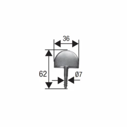 Dardenne Droite à Visser Torbel Acier Zingué - Vis Ø 7 Mm -Meilleur Outillage Magasin 3 27
