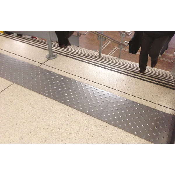 Dalle Podotactile Dalinox En Inox Brossé 304 928 X 420 X 7 Mm : Romus 2 Dalle Podotactile Dalinox En Inox Brossé 304 928 X 420 X 7 Mm : Romus – Image 2