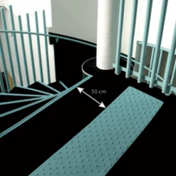 Dalle Podotactile En Caoutchouc Tactidal Romus 800 X 420 Mm - Noir 4254 -Meilleur Outillage Magasin 4250s1