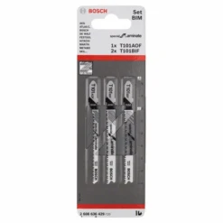 Lames De Scie Sauteuse En T Bosch Lamine 2 X T 101 BIF Et 1 X T 101 AOF
