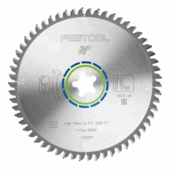 Lame De Scie Festool à Denture Fine 190 X 2.6 FF TF 58 Dents
