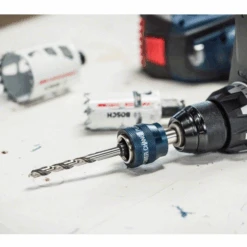 Adaptateur Power Change Plus Bosch 6 Pans 1/4 " Avec Foret HSS-Co