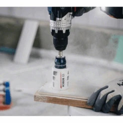 Adaptateur Power Change Plus Bosch 6 Pans 1/4 " Avec Foret HSS-Co -Meilleur Outillage Magasin 562