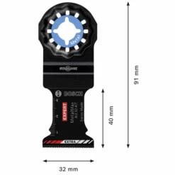 Bosch Lame Acier Et Inox - Expert MetalMax AIZ 32 AIT - 32 X 40 Mm -Meilleur Outillage Magasin 6 11