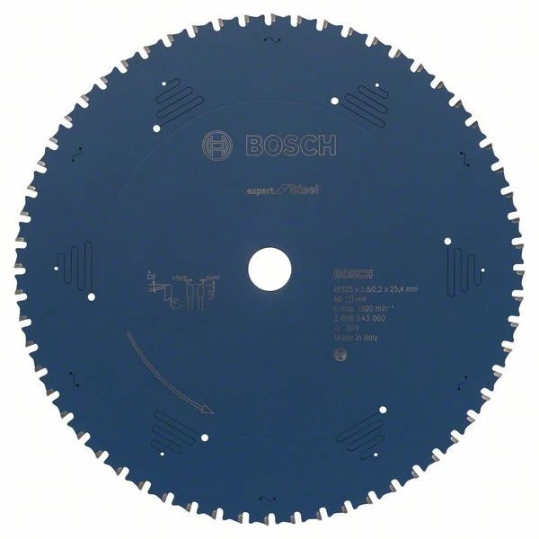 Lame De Scie Circulaire Bosch Expert For Steel 305x25,4x2,6 Mm 60 Dents 2 Lame De Scie Circulaire Bosch Expert For Steel 305x25,4x2,6 Mm 60 Dents – Image 2