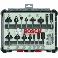 Fraise Mixte Bosch Queue De 6 Mm En Coffret De Démarrage De 15 Outils