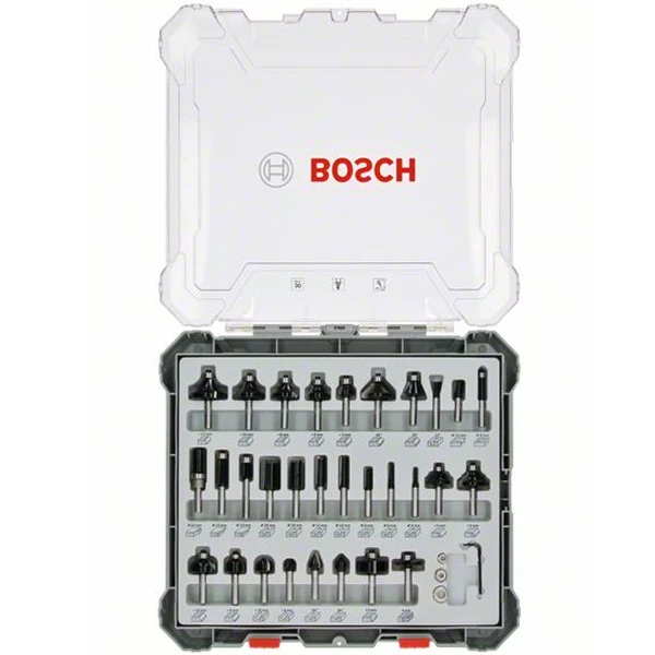 Fraise Mixte Bosch Queue De 6 Mm En Coffret Complet De 30 Outils 1 Fraise Mixte Bosch Queue De 6 Mm En Coffret Complet De 30 Outils