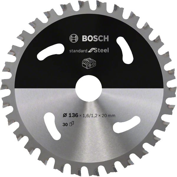 Lame Scie Circulaire Bosch For Steel Finition 136x20x1,6mm 30 Dents 2 Lame Scie Circulaire Bosch For Steel Finition 136x20x1,6mm 30 Dents – Image 2