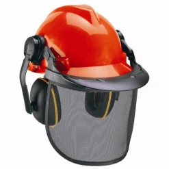 Casque De Protection Forestier Complet - Coquilles Antibruit, Visière Amovible Euro-Protection