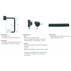 Verrouille Volet Double 1 Vantail Noir Diamètre 14 Mm 3517650583793 -Meilleur Outillage Magasin 9470776 1