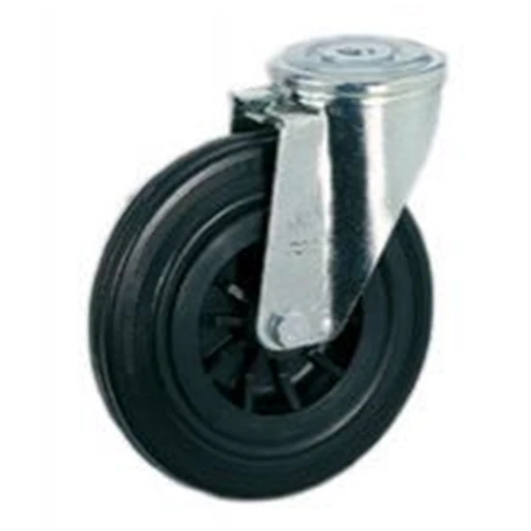 Roulette Oeil Sans Frein Caoutchouc Noir Ø125mm : PRODIF-SOMEC 002056 2 Roulette Oeil Sans Frein Caoutchouc Noir Ø125mm : PRODIF-SOMEC 002056 – Image 2