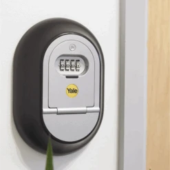 Boîte Coffre-fort Sécurité Murale Clefs Code 4 Chiffres Gris