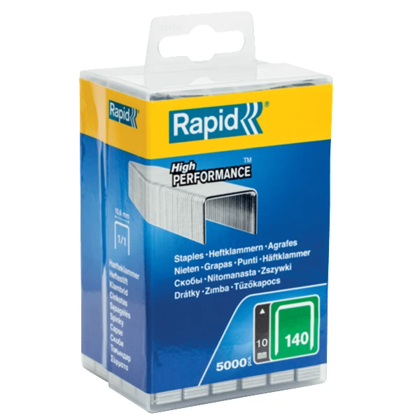 Agrafe En Fil Plat N°140 Rapid - Acier Galvanisé - 10 Mm 1 Agrafe En Fil Plat N°140 Rapid - Acier Galvanisé - 10 Mm