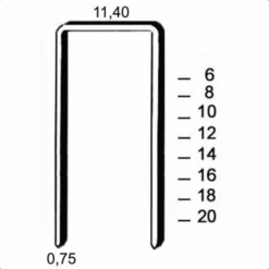 Agrafe En Fil Fin Rapid N°53 - Longueur 8 Mm - Boîte De 5000 -Meilleur Outillage Magasin agrafen53 201965 1