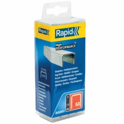 Agrafe En Fil Fin Rapid N°53 - Longueur 12 Mm - Boîte De 5000