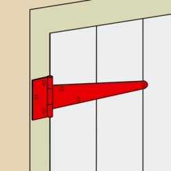 Penture Anglaise Percée Acier Blanc épaisseur 2 Mm Longueur 300 Mm -Meilleur Outillage Magasin ang2 3