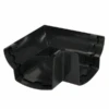 Angle Intérieur Nicoll Pour Gouttière - Angle 90° - Longueur 169 Mm - À Coller - Techtan - Gris Anthracite