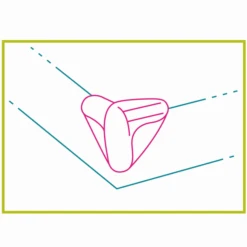 Protection Coin De Table Fixation Adhésive Nordlinger Pro - Lot De 4 -Meilleur Outillage Magasin angle table protection