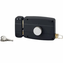 Serrure En Applique à Cylindre Bouton Et Tirage Thirard - Gauche