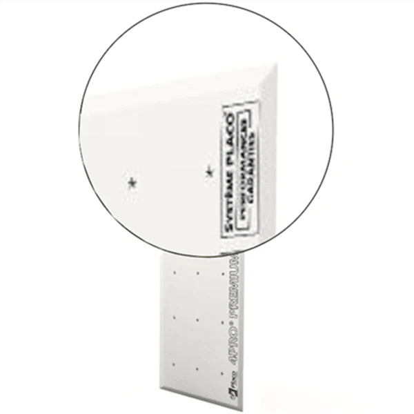 Plaque De Plâtre 4PRO® PREMIUM BA13 Placo® - Spéciale Plafond 4 Bords Amincis - 1,2 M X 2,5 M 2 Plaque De Plâtre 4PRO® PREMIUM BA13 Placo® - Spéciale Plafond 4 Bords Amincis - 1,2 M X 2,5 M – Image 2